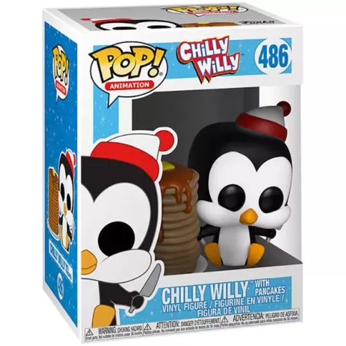 Chilly Willy with Pancakes #486 Funko POP! Vinyl Figure Chilly Willy Box