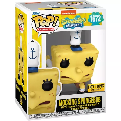 Mocking SpongeBob #1672 Funko POP! Vinyl Figure Nickelodeon SpongeBob SquarePants Box