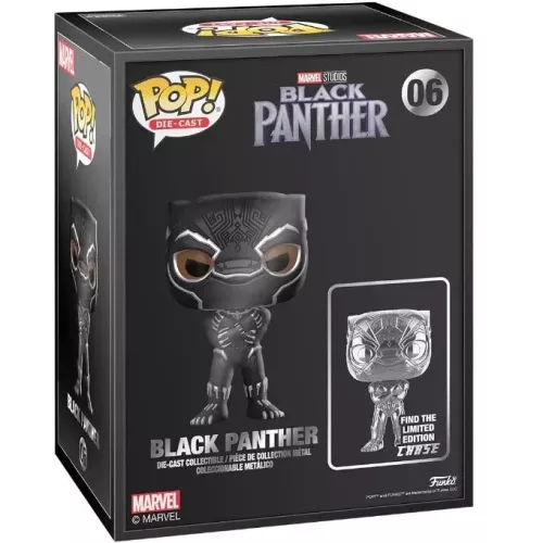 Black Panther Die-Cast #06 Funko POP! Vinyl Figure Marvel Studios Black Panther Box