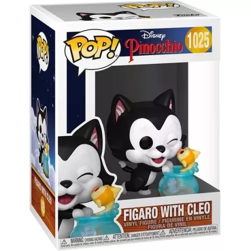 Figaro with Cleo #1025 Funko POP! Vinyl Figure Disney Pinocchio Box