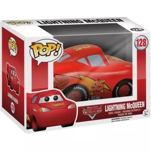 Lightning McQueen #128 Funko POP! Vinyl Figure Disney Pixar Cars Box