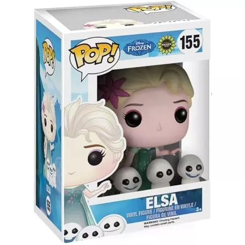 Elsa #155 Funko POP! Vinyl Figure Disney Frozen As seen in Frozen Fever Box