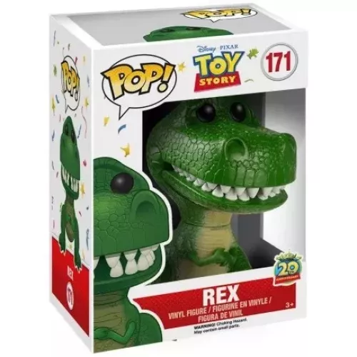 Rex #171 Funko POP! Vinyl Figure Disney Pixar Toy Story 20 Anniversary Box