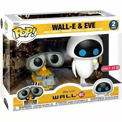 WALL-E 2 Pack Funko POP! Vinyl Figure Disney Pixar WALL-E Box