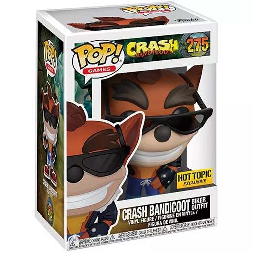 Crash Bandicoot Biker Outfit Box