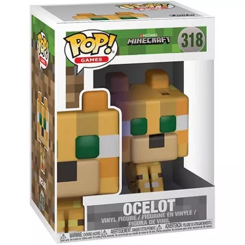 Ocelot #318 Funko POP! Vinyl Figure Mojang Minecraft Box