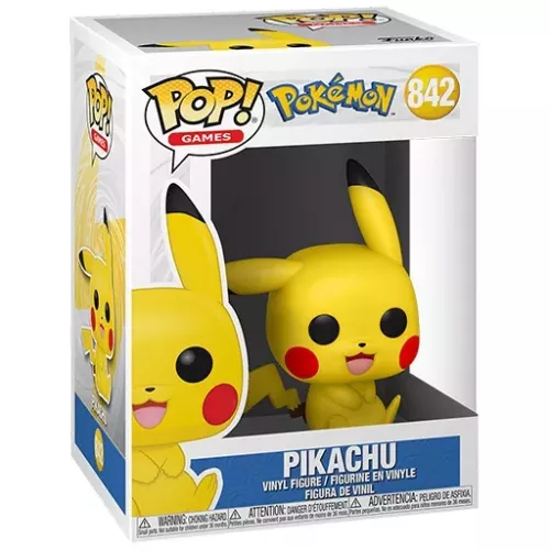 Pikachu Sitting #842 Funko POP! Vinyl Figure Pokémon Box
