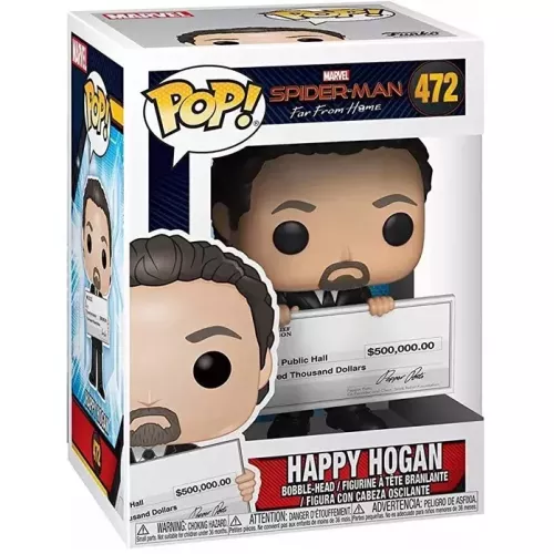Happy Hogan #472 Funko POP! Vinyl Figure Marvel Spider-Man Far From Home Box