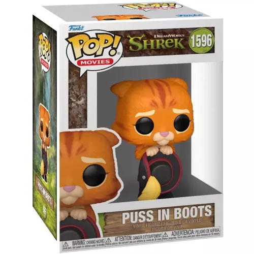 Puss in Boots #1596 Funko POP! Vinyl Figure Dreamworks Shrek Box