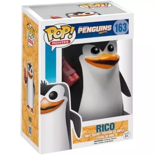 Rico #163 Funko POP! Vinyl Figure Dreamworks Penguins of Madagascar Box