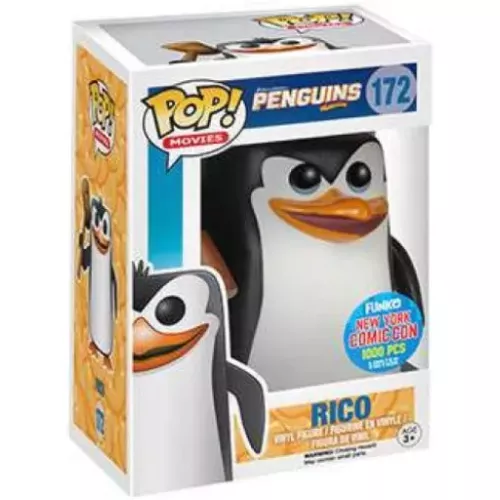 Rico #172 Funko POP! Vinyl Figure Dreamworks Penguins of Madagascar Box