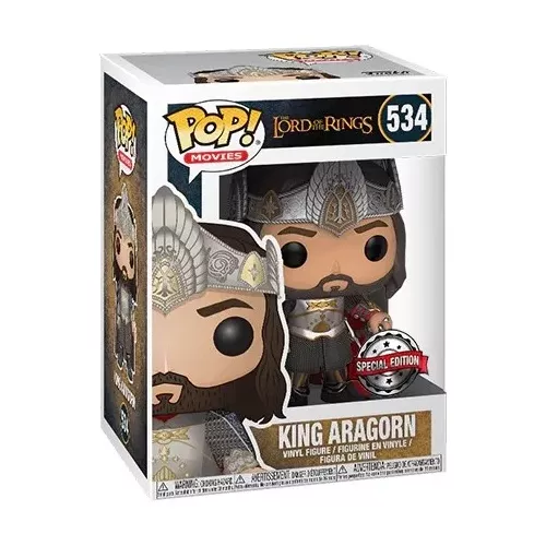 King Aragorn #534 Funko POP! Vinyl Figure The Lord of the Rings Box