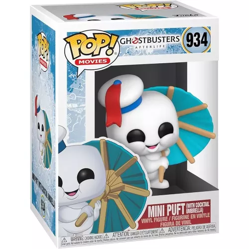 Mini Puft (with Cocktail Umbrella) #934 Funko POP! Vinyl Figure Ghostbusters Afterlife Box