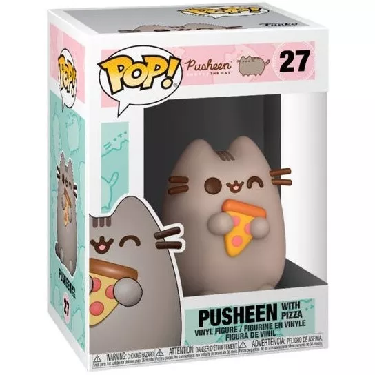 Pusheen with Pizza Box