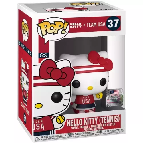 Hello Kitty (Tennis) #37 Funko POP! Vinyl Figure Hello Kitty x Team USA Box