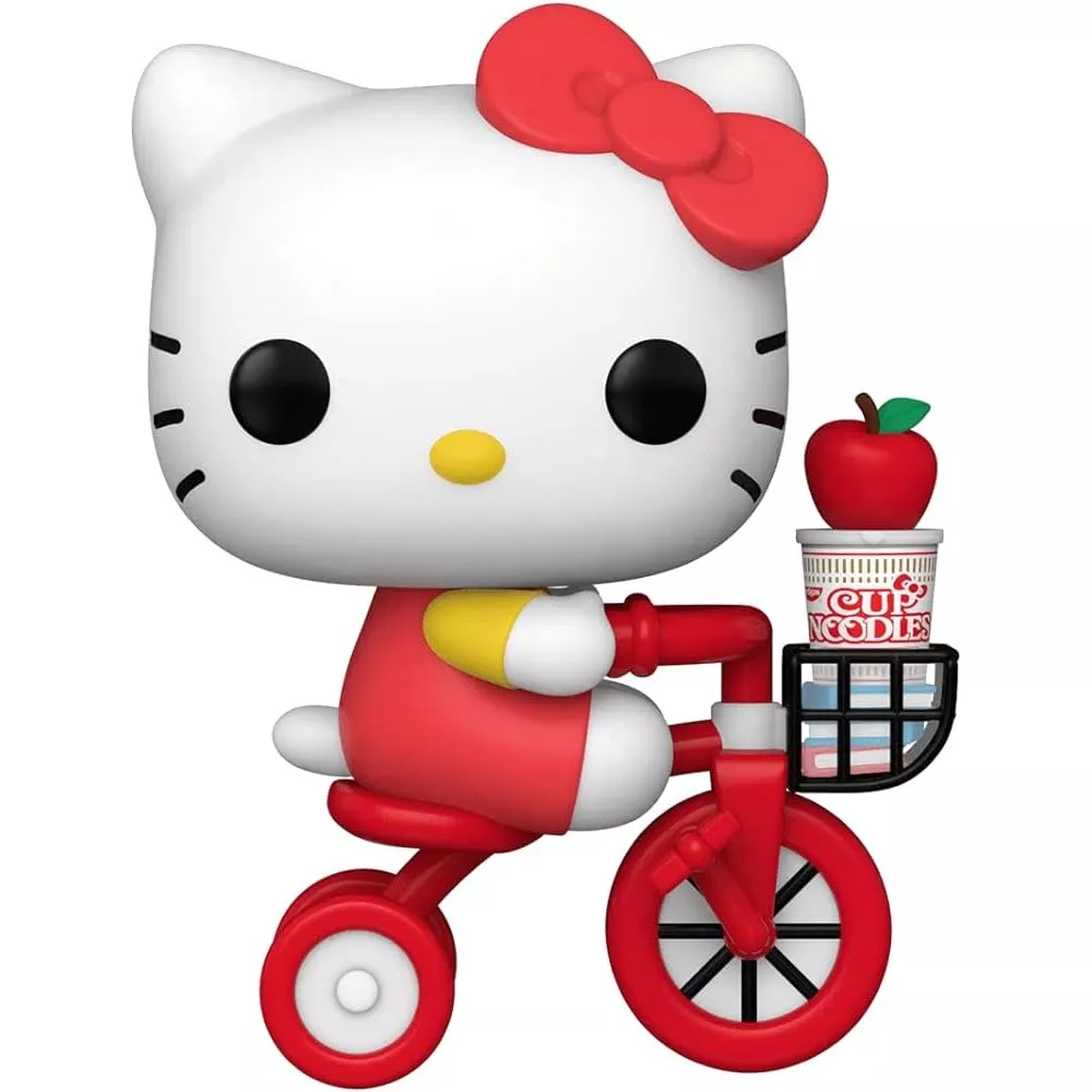 Hello Kitty (Riding Bike with Noodle Cup)