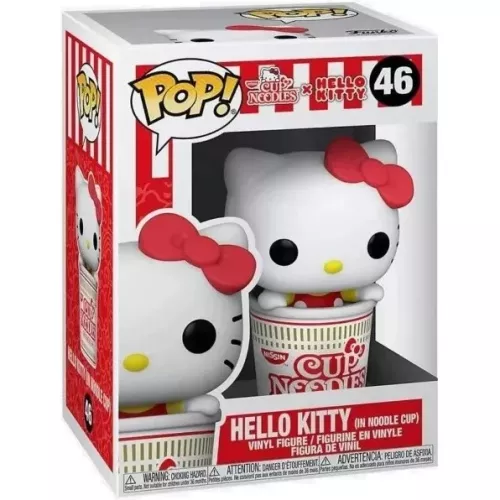 Hello Kitty (in Noodle Cup) #46 Funko POP! Vinyl Figure Cup Noodles x Hello Kitty Box