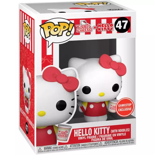 Hello Kitty (with Noodles) #47 Funko POP! Vinyl Figure Cup Noodles x Hello Kitty Box