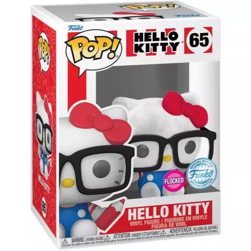 Hello Kitty Flocked  #65 Funko POP! Vinyl Figure Hello Kitty Box