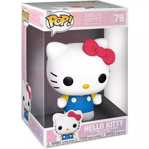 Hello Kitty 10" inch  #79 Funko POP! Vinyl Figure Hello Kitty 50th Anniversary Box