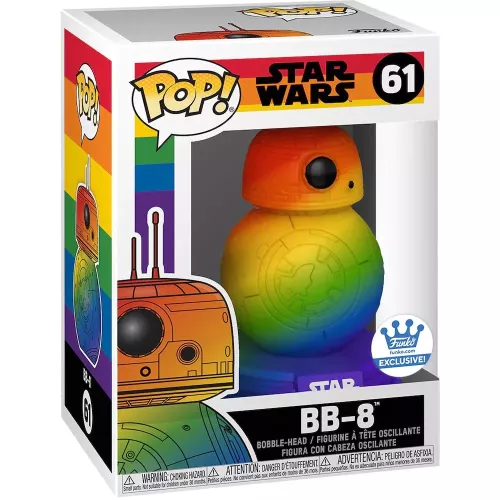 BB-8 Rainbow #61 Funko POP! Vinyl Figure Star Wars Box