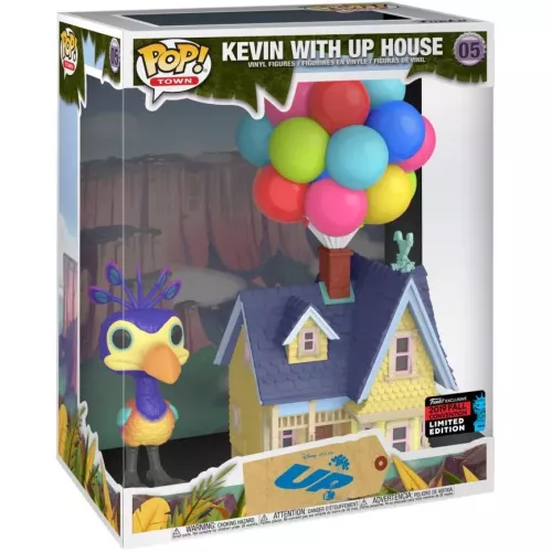 Kevin with Up House Town  #05 Funko POP! Vinyl Figure Disney Pixar Up Box