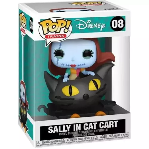 Sally in Cat Cart Train #08 Funko POP! Vinyl Figure Disney Box