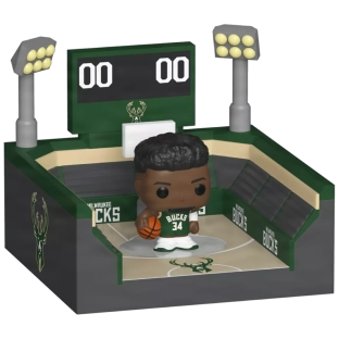 Giannis Antetokounmpo and Basketball Arena image