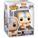 Aang with Momo