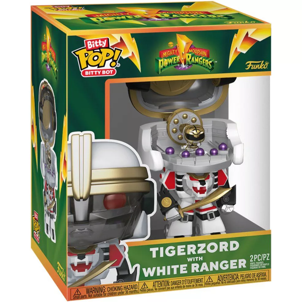 Tigerzord with White Ranger Box