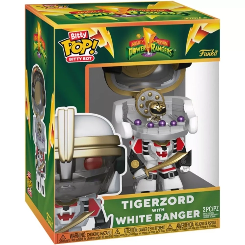 Funko Pop! Tigerzord with White Ranger Mighty Morphin Power Rangers Box
