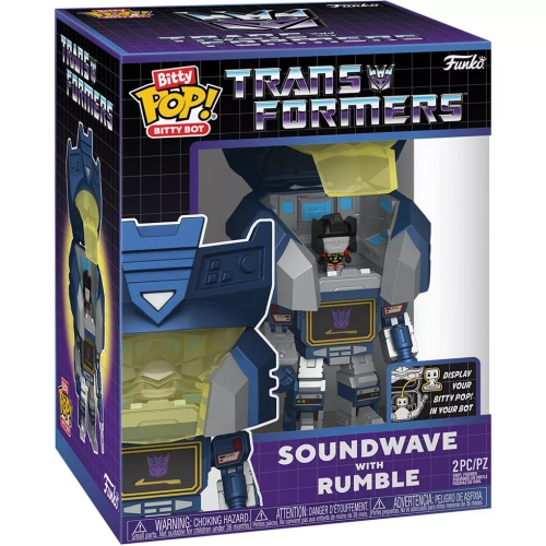 Funko Pop! Soundwave with Rumble #47 Transformers Bitty Pop Box
