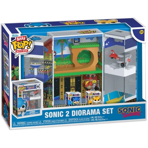 Funko Pop! Sonic with Emerald 2 Pack Sonic the Hedgehog Box