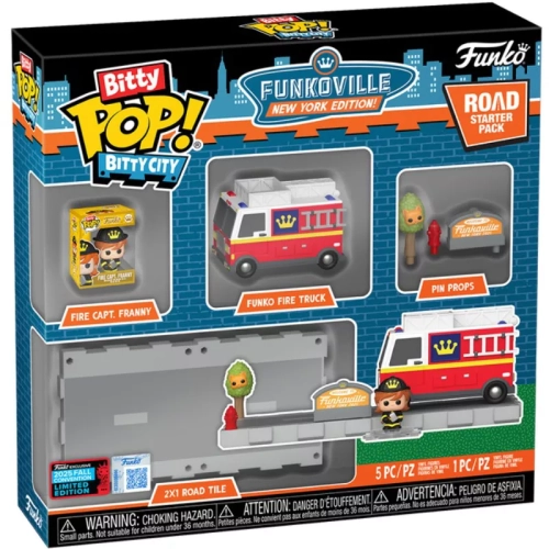 Funko Pop! Fire Capt. Franny Road Starter Pack Funkoville New York Edition! Box