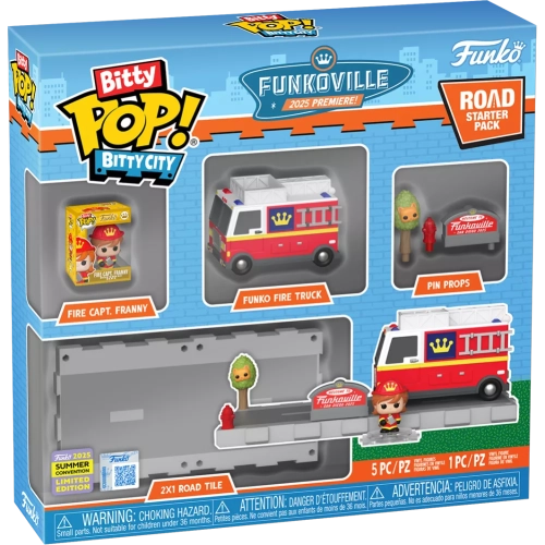 Funko Pop! Fire Capt. Franny Road Starter Pack Funkoville 2025 Premiere! Box