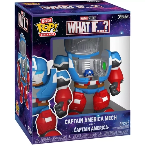 Funko Pop! Captain America Mech with Captain America Box