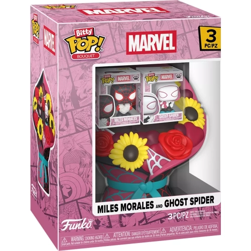 Funko Pop! Miles Morales 2 Pack Valentine's Marvel Box