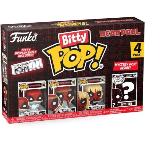 Funko Pop! Deadpool Heavy Metal #1343 Bitty Pop Vinyl Figure Box