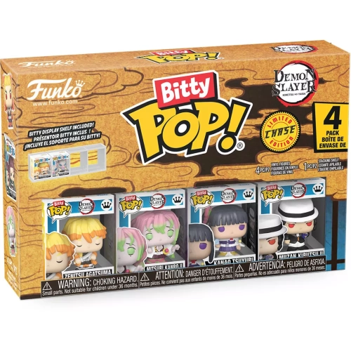 Funko Pop! Zenitsu Agatsuma 4 Pack Demon Slayer Kimetsu no Yaiba Box