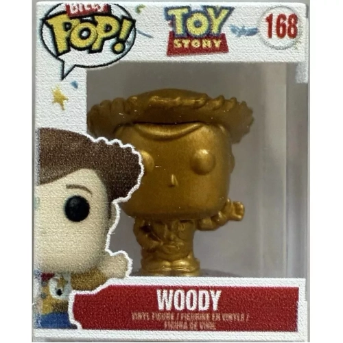 Funko Pop! Woody #168 Gold Disney Pixar Toy Story Bitty Pop