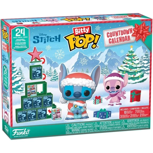 Funko Pop! Rock 'N' Roll Stitch Calendar Disney Bitty Pop Box