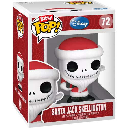 Funko Pop! Santa Jack Skellington #72 Disney Bitty Pop
