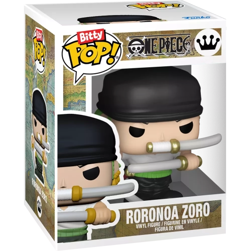 Funko Pop! Roronoa Zoro 2 Pack One Piece Bitty Pop