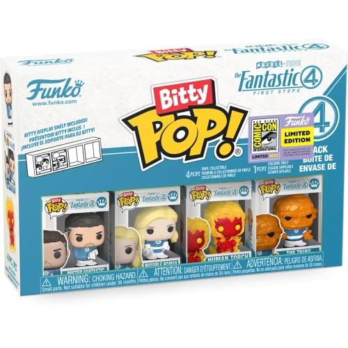 Funko Pop! Mister Fantastic 4 Pack Marvel Studios The Fantastic Four First Steps Box