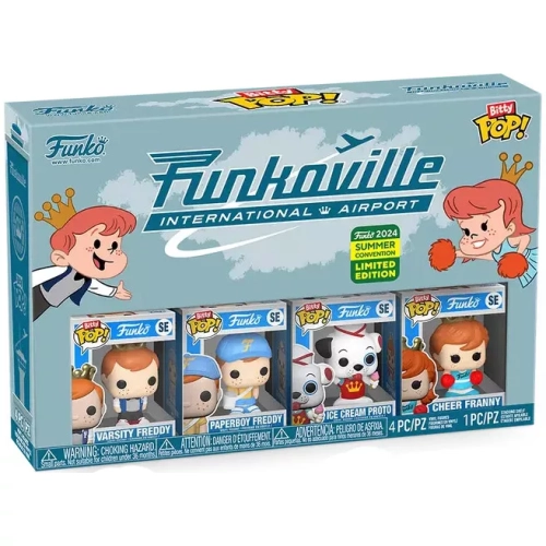 Funko Pop! Varsity Freddy 4 Pack Bitty Pop Vinyl Figure Box