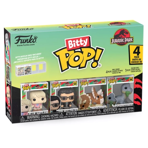 Funko Pop! Ian Malcolm 4 Pack Jurassic Park Bitty Pop Box