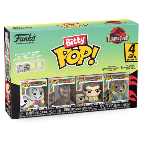 Funko Pop! Dilophosaurus 4 Pack Jurassic Park Bitty Pop Box