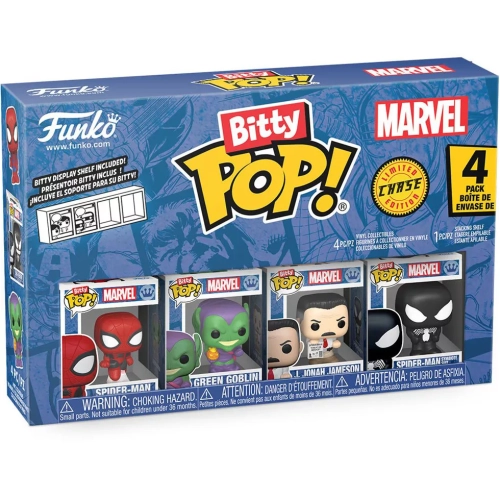 Funko Pop! J. Jonah Jameson 4 Pack Marvel Bitty Pop Box