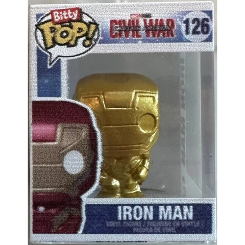 Funko Pop! Iron Man #126 Gold Marvel Captain America Civil War