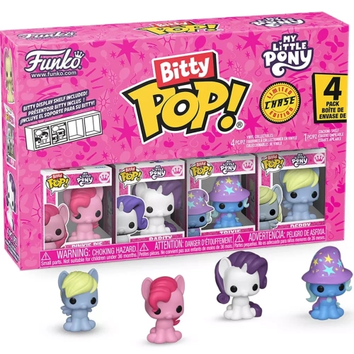 Funko Pop! Rarity 4 Pack My Little Pony Bitty Pop Vinyl Figure Box